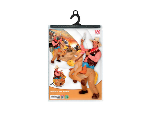 Strój kowboja na koniu