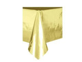 Metallic gold tablecloth - 137 x 274 cm - 1 pcs.