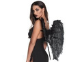 Angel wings black 65 x 65