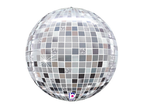 Balon foliowy Kula Dyskotekowa - 38 cm - 1 szt.