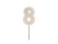Candle no 8 - 1 pc