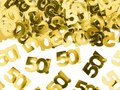 Konfetti metaliczne złote 50 - 15 g.