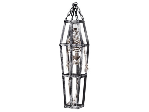 Hanging Cage with Skeleton