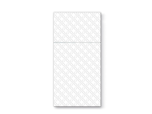 Paper pockets white - 16 pcs.