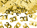 Metallic gold confetti 30 - 15 g.