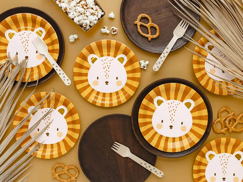 Lion Paper Plates - 18 cm - 6 pcs