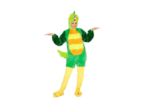 Pluszowy strój zielonego ptaka