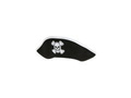 Pirate hat with white trim - 1 piece.