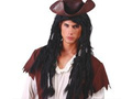 Black rasta wig - 1 pc