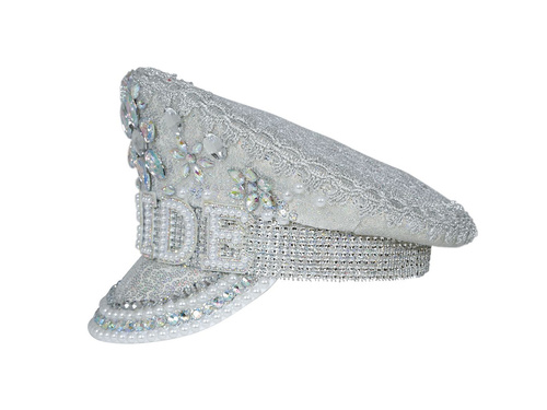 Czapka z kryształkami Bride - 1 szt.