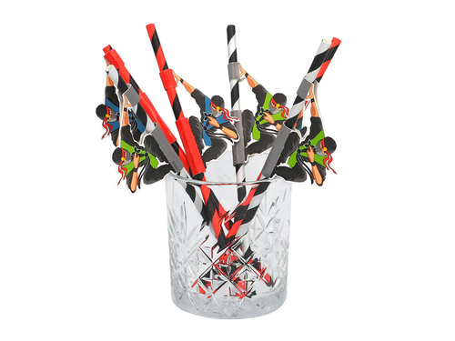 Ninja straws - 6 pcs