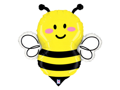 Balon foliowy Pszczółka - 62x59 cm - 1 szt.