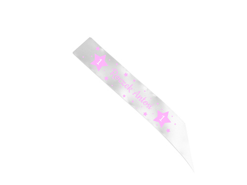 1st Birthday Sash "Mam już roczek" - 1 pc