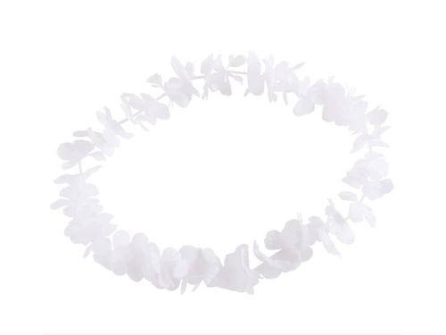 Hawaiian necklace, white