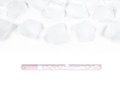 Shooting tube, white artificial rose petals, 80 cm, 1 pcs.