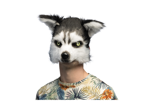 Maska pluszowa Husky