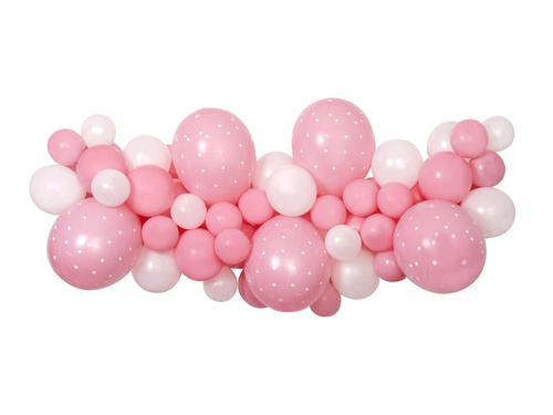 Set of balloons for Baby Pink balloon garland - 65 pcs.