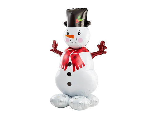 Snowman Foil Balloon - 110 cm