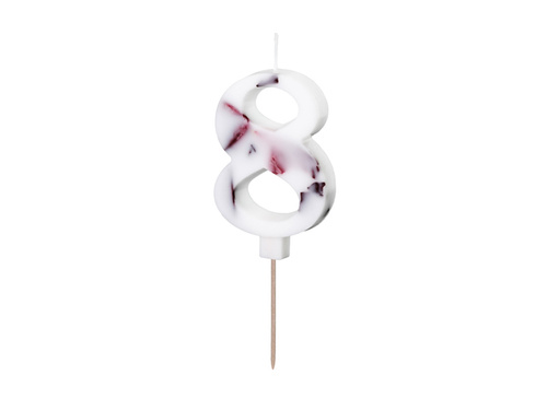 Candle no 8 - 1 pc