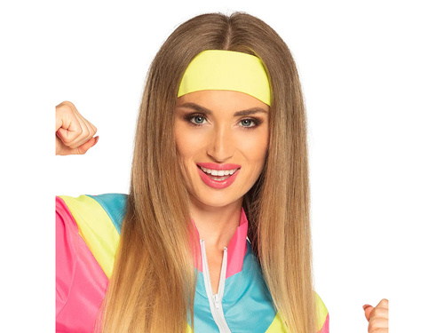 Headband Retro neon yellow