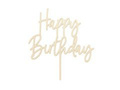 Happy Birthday cake topper - 16.5 cm