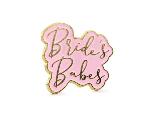 Bride's Babes pin - 1 piece.