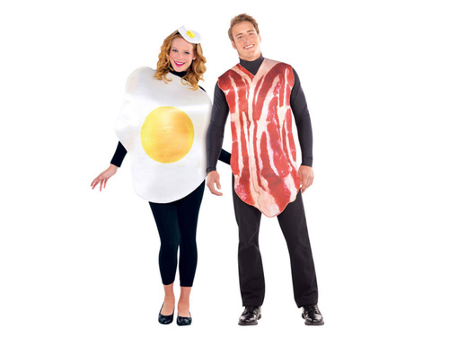 Egg and Bacon Couple Costume