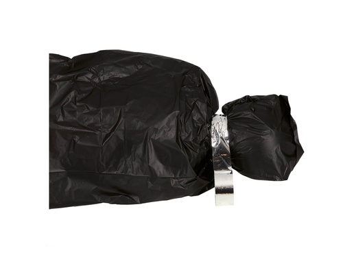 Dekoracja dmuchana Martwy człowiek w worku - 178 cm - 1 szt.