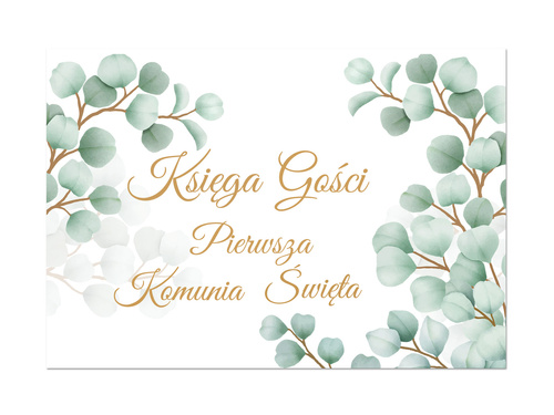 Sticker for wedding guest book - 1 pc.