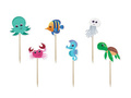 Pickers for the cake Underwater World - 6 pcs.