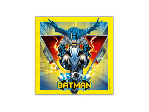 Batman birthday napkins - 33 cm - 20 pcs.