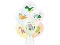 Dinosaurs birthday balloons - 30 cm - 6 pcs