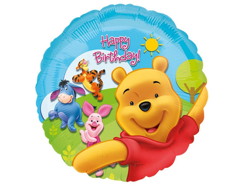 Winnie the Pooh foil balloon - 45 cm - 1 pc.