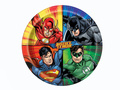 Justice League birthday plates - 23 cm - 8 pcs.