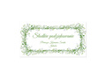 Wedding cake labels, 30 pcs
