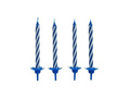 Birthday candles - blue - 24 pcs.