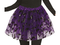 Spódniczka fioletowa z nietoperzami - 40 cm - 1 szt.