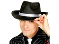 Kapelusz MICHAEL JACKSON czarny z białą lamówką - 1 szt.