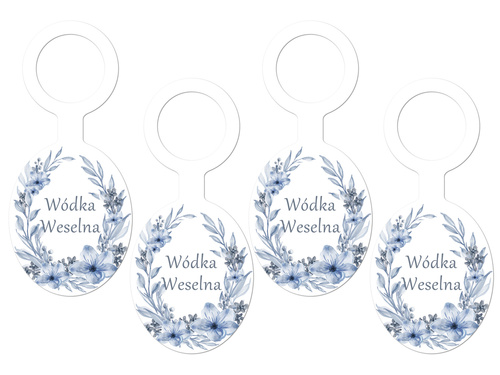 Wedding vodka pendants - 8 pcs.