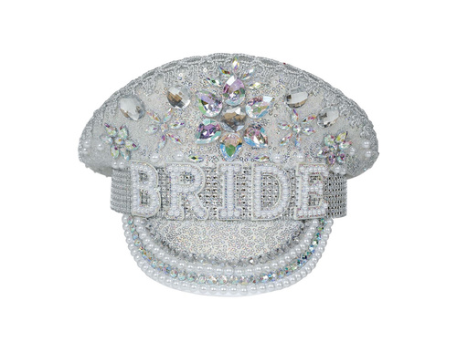 Czapka z kryształkami Bride - 1 szt.
