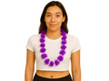 Hawaiian necklace, purple