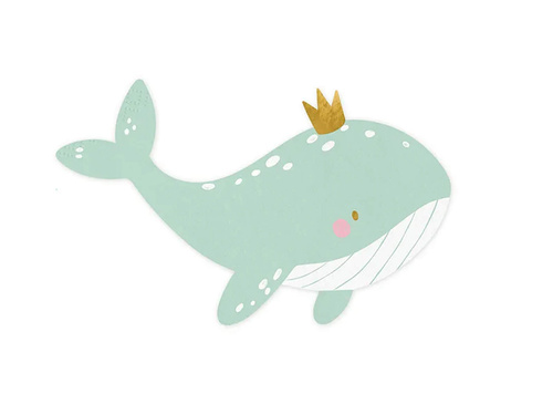 Napkins Whale- 16 x 10 cm - 20 pcs