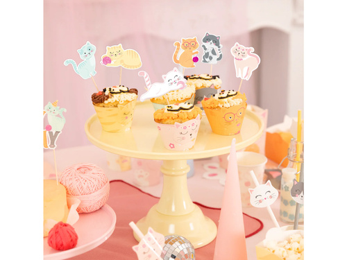 Cupcake papers Cats - 6 pcs.