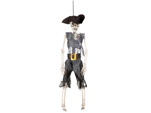 Dekoracja wisząca Szkielet Pirata - 40 cm - 1 szt.