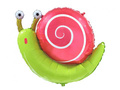 Foil balloon Snail - 60 x 48 cm - 1 pc.