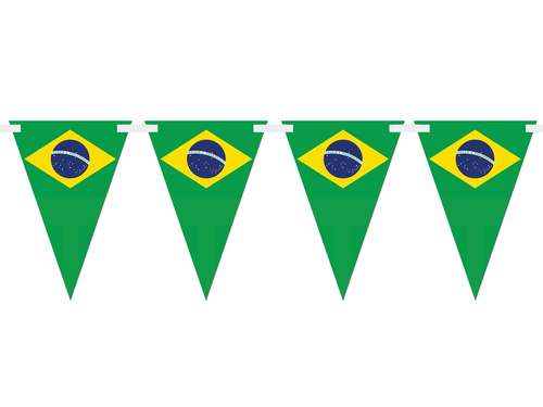 Brazil Flag Hanging Banner - 5m