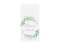 Communion cutlery pockets with eucalyptus - 16 pcs.