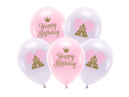 Happy birthday balloons - 33 cm - 5 pcs