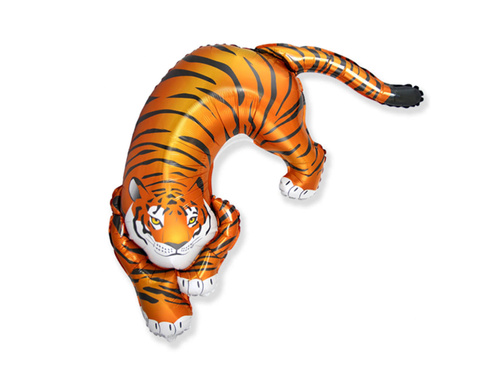 Foil balloon Tiger - 108 x 75 cm - 1 pc.