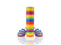 Serpentine rainbow stripes - 4 m - 1 pc.